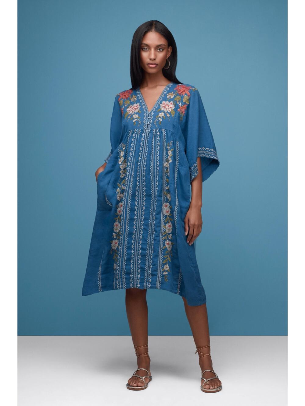 Johnny Was Nalina Kimono Dress XS